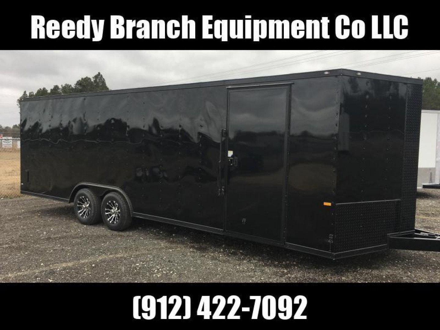 New 8.5x24 Blackout Elite (5200lb) Enclosed Car Hauler