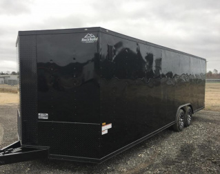 New 8.5x24 Blackout Elite (5200lb) Enclosed Car Hauler