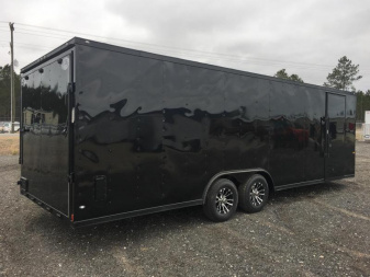 New 8.5x24 Blackout Elite (5200lb) Enclosed Car Hauler