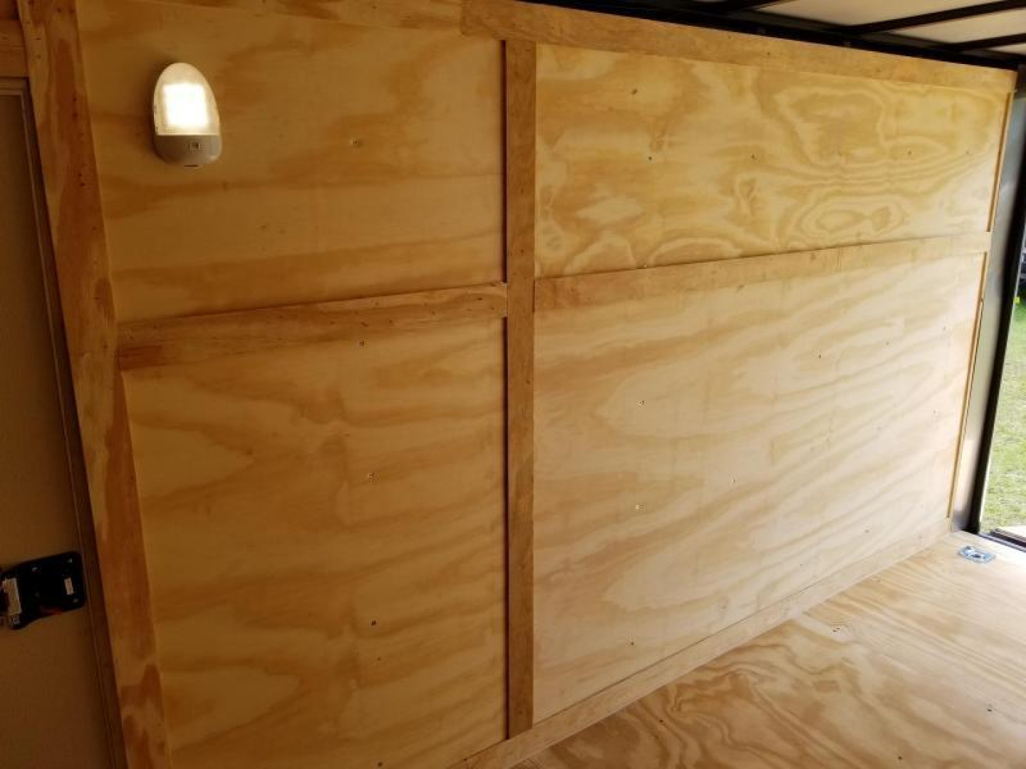 New 7x16 Black -Rock Solid Cargo Enclosed Trailer