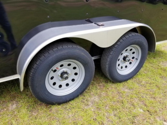New 7x16 Black -Rock Solid Cargo Enclosed Trailer