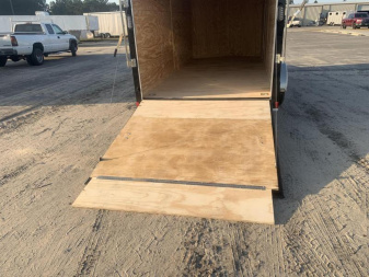 New 7x16 Black -Rock Solid Cargo Enclosed Trailer