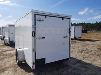 New 6x12 Single Axle Rock Solid Cargo Trailer