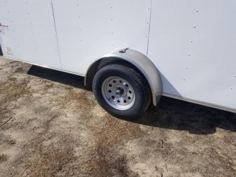 New 6x12 Single Axle Rock Solid Cargo Trailer