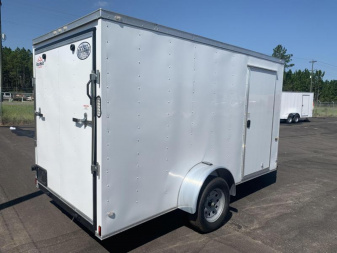 New 6x12 Single Axle Rock Solid Cargo Trailer