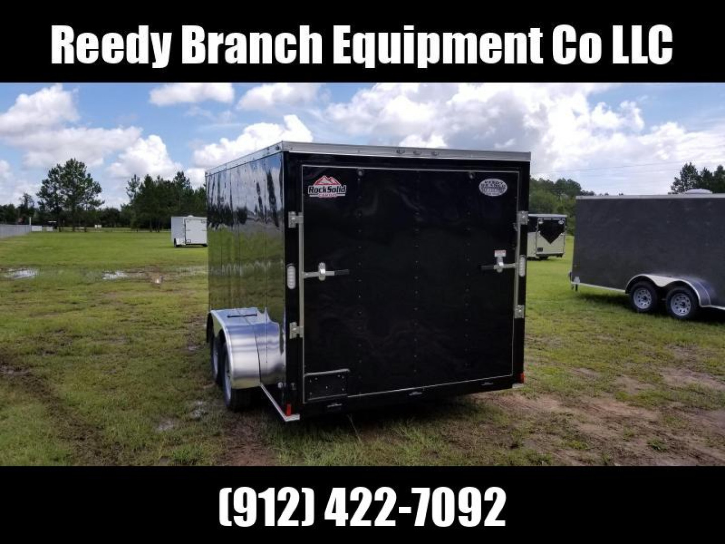 New 7x14 Rock Solid Cargo (Black or White Factory Pick Up)