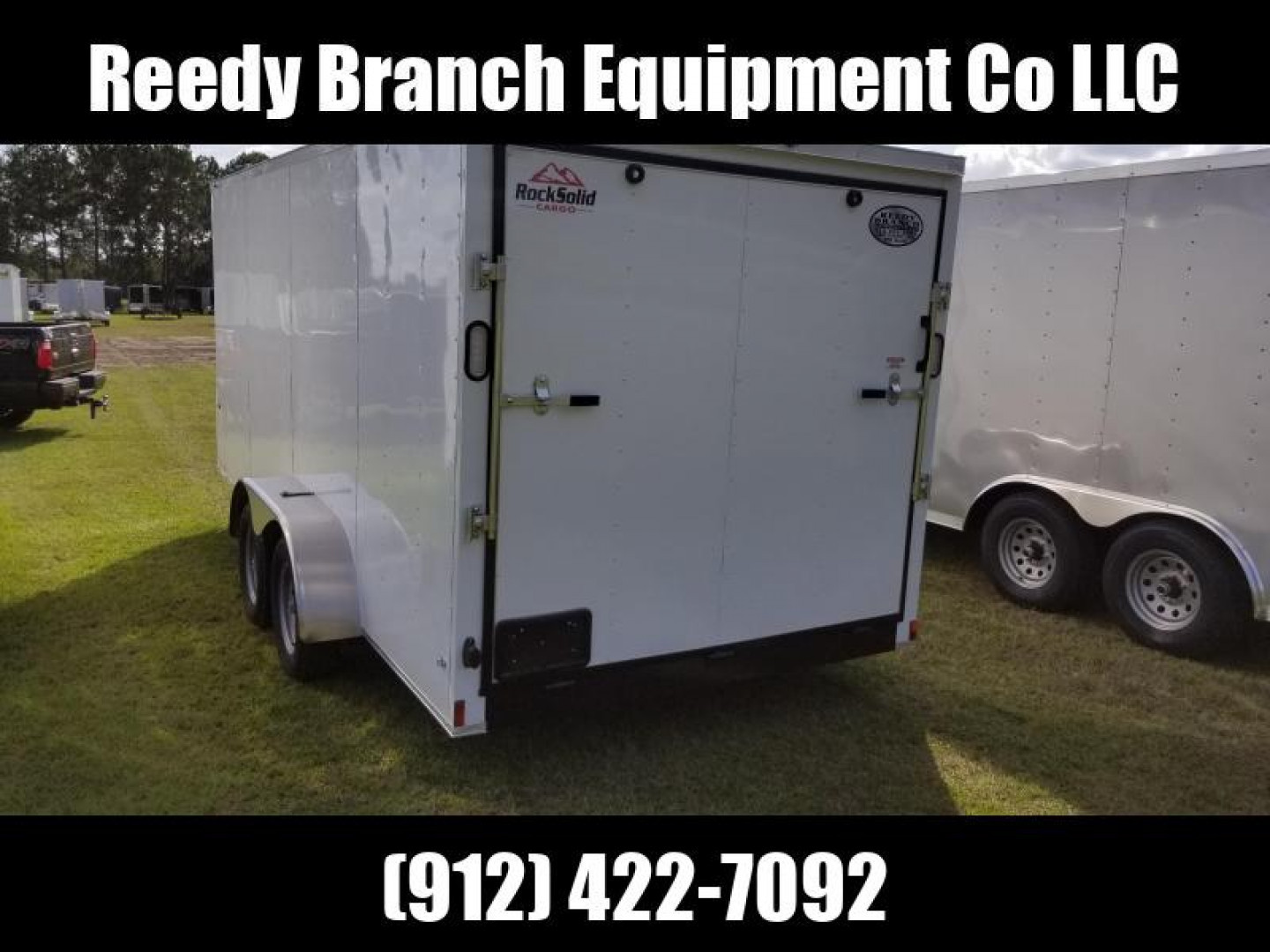 New 7x14 Rock Solid Cargo (Black or White Factory Pick Up)