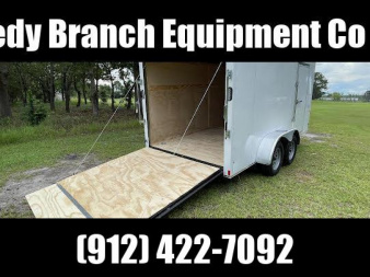 New 7x14 Rock Solid Cargo (Black or White Factory Pick Up)