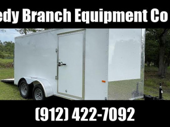 New 7x14 Rock Solid Cargo (Black or White Factory Pick Up)