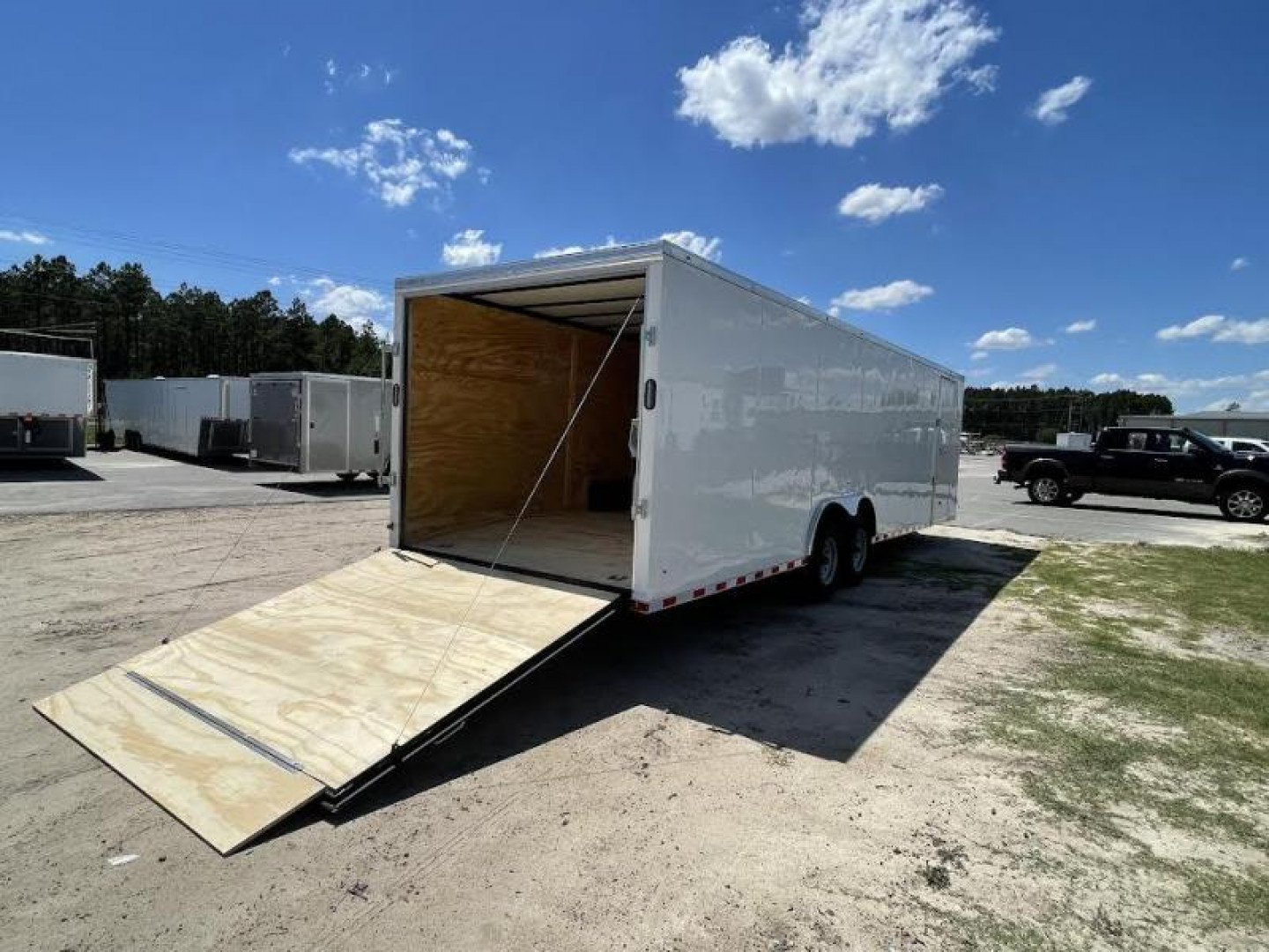 New 8.5x28' Enclosed Car Hauler Polycore (14K GVWR) |  Rock Solid Cargo