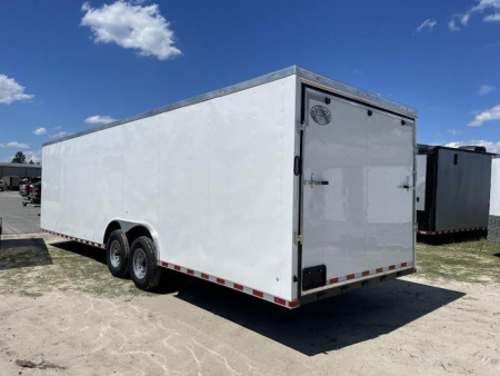 New 8.5x28' Enclosed Car Hauler Polycore (14K GVWR) |  Rock Solid Cargo