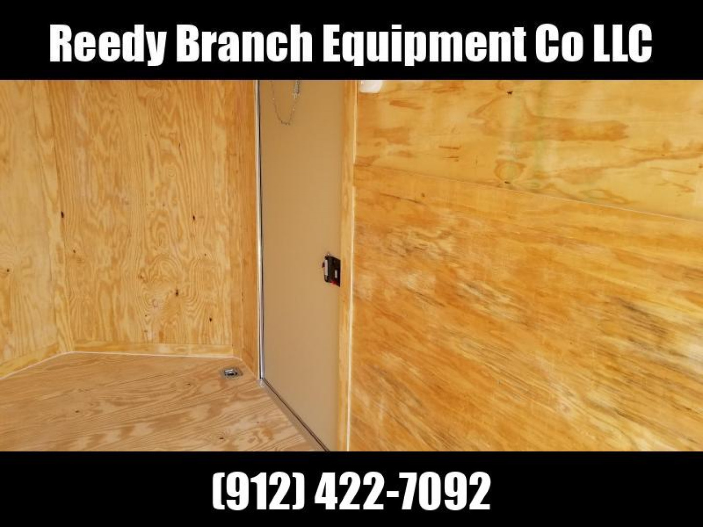 New 6x12 Tandem Axle White Rock Solid Cargo Enclosed Trailer