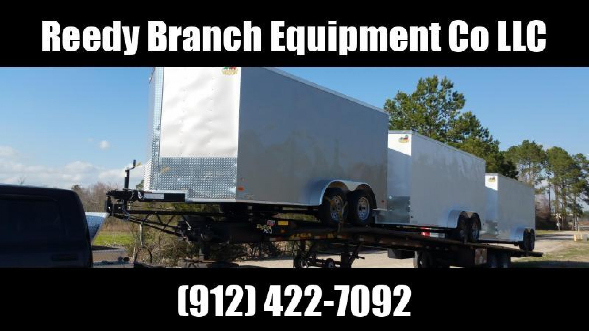 New 6x12 Tandem Axle White Rock Solid Cargo Enclosed Trailer