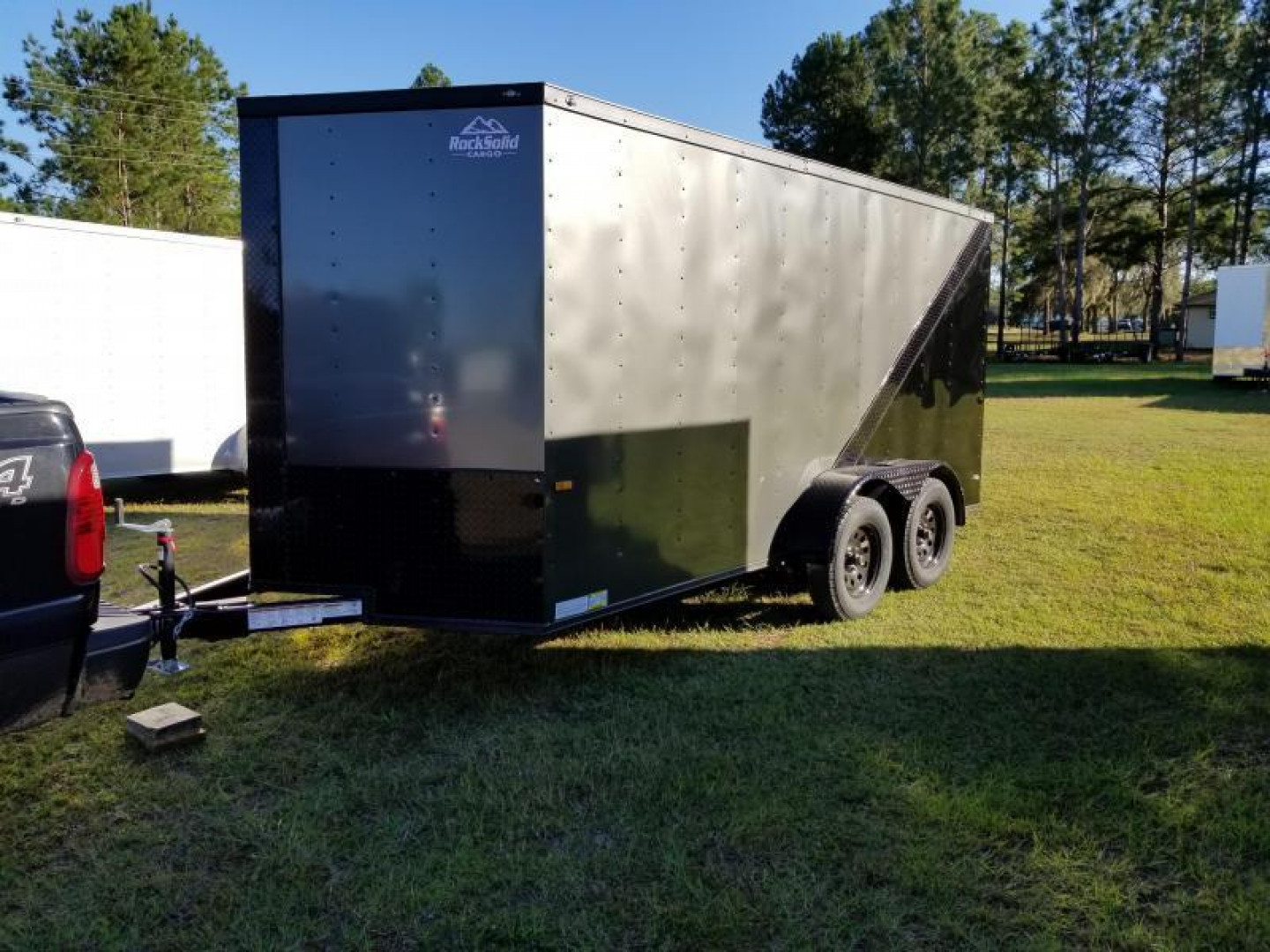 New 7x14 Charcoal Gray/Black Blackout Package