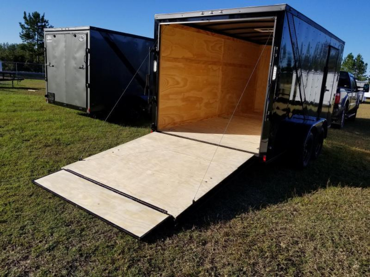 New 7x14 Charcoal Gray/Black Blackout Package