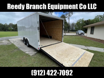 New 8.5x20 5200lb Enclosed Car Hauler Rock Solid Cargo