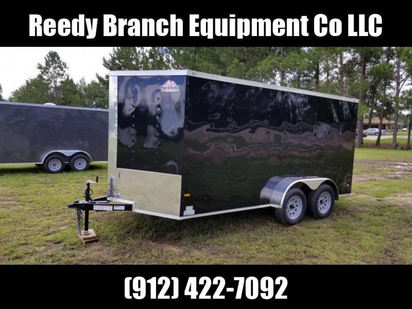 New 7x14 Enclosed Cargo Trailer (Black or White in Stock)