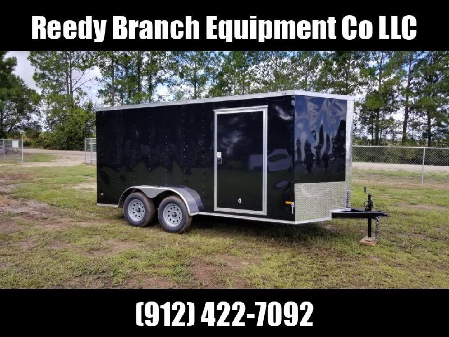 New 7x14 Enclosed Cargo Trailer (Black or White in Stock)