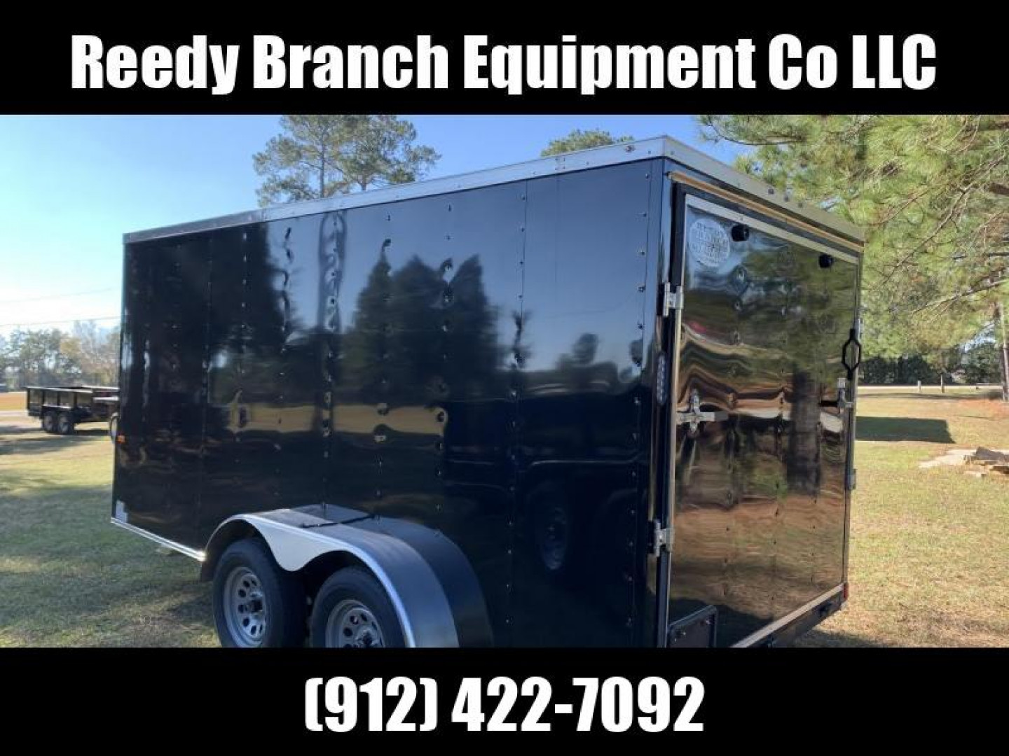 New 7x14 Enclosed Cargo Trailer (Black or White in Stock)
