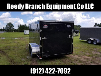 New 7x14 Enclosed Cargo Trailer (Black or White in Stock)