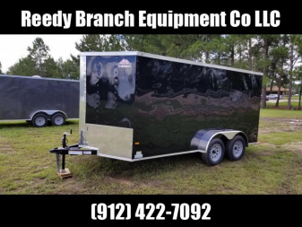 New 7x14 Enclosed Cargo Trailer (Black or White in Stock)