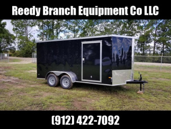New 7x14 Enclosed Cargo Trailer (Black or White in Stock)