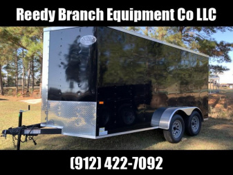 New 7x14 Enclosed Cargo Trailer (Black or White in Stock)