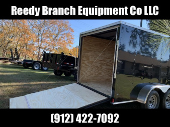 New 7x14 Enclosed Cargo Trailer (Black or White in Stock)