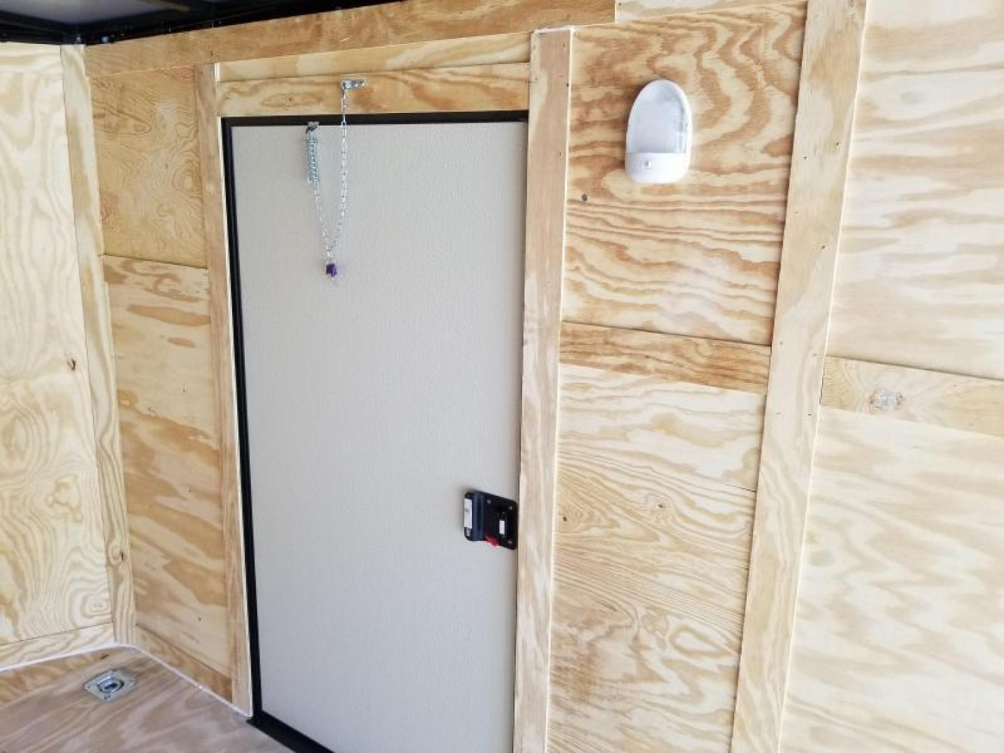 New 7x16 Blackout Elite Rock Solid Cargo (White/Ch.Gray)