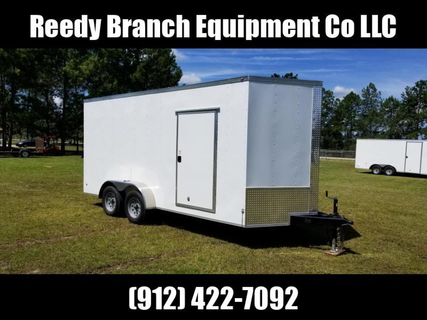 New 7x16 Enclosed Trailer (Barn Doors) Rock Solid Cargo