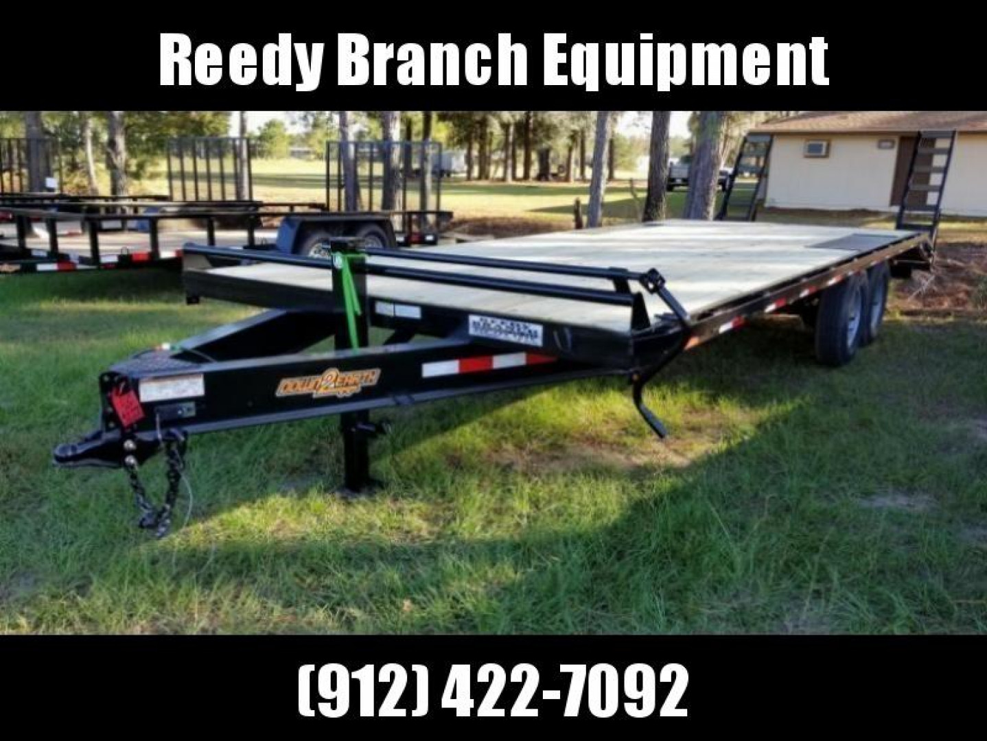 New 102"x24' Deckover Down to Earth Equipment Trailer (14K GVWR)