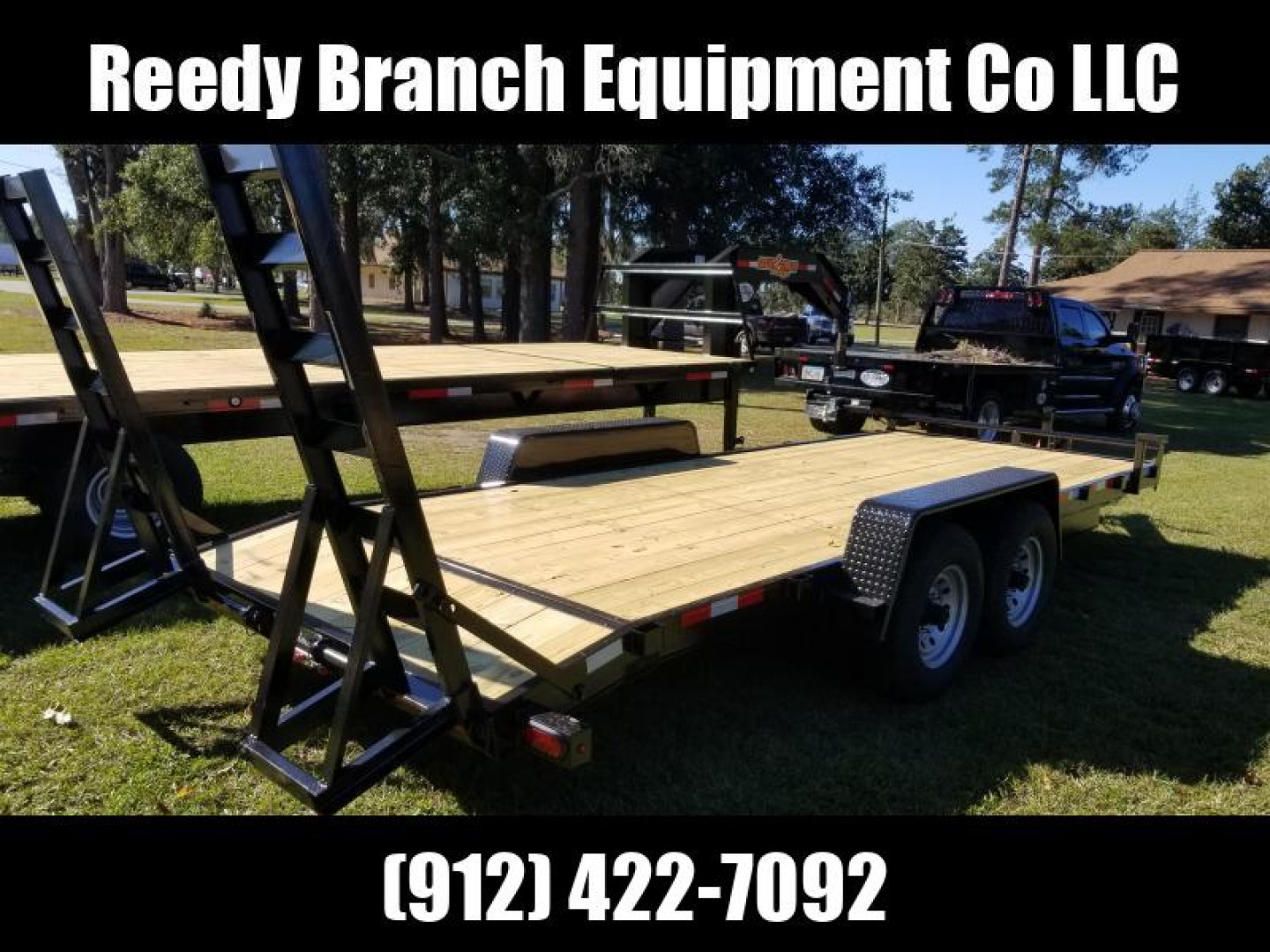 New 82"x20' (14K GVWR) Down 2 Earth Equipment Trailer