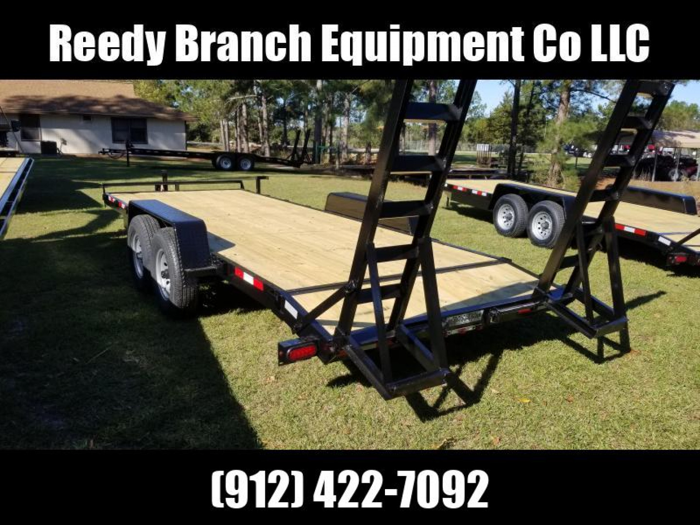 New 82"x20' (14K GVWR) Down 2 Earth Equipment Trailer