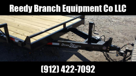 New 82"x20' (14K GVWR) Down 2 Earth Equipment Trailer