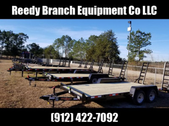 New 82"x20' (14K GVWR) Down 2 Earth Equipment Trailer