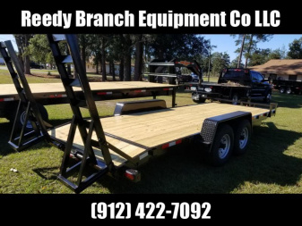 New 82"x20' (14K GVWR) Down 2 Earth Equipment Trailer