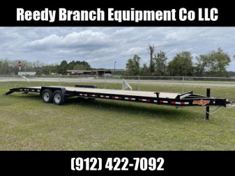 New 2025 Down 2 Earth Trailers 82"x34' wood deck. Car Hauler