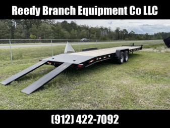New 2025 Down 2 Earth Trailers 82"x34' wood deck. Car Hauler