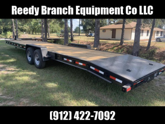 New 2025 Down 2 Earth Trailers 82"x34' wood deck. Car Hauler