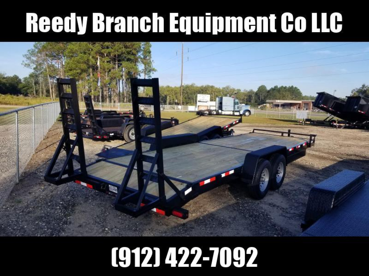 New 82"x24' Down to Earth Equipment Trailer (14K GVWR)