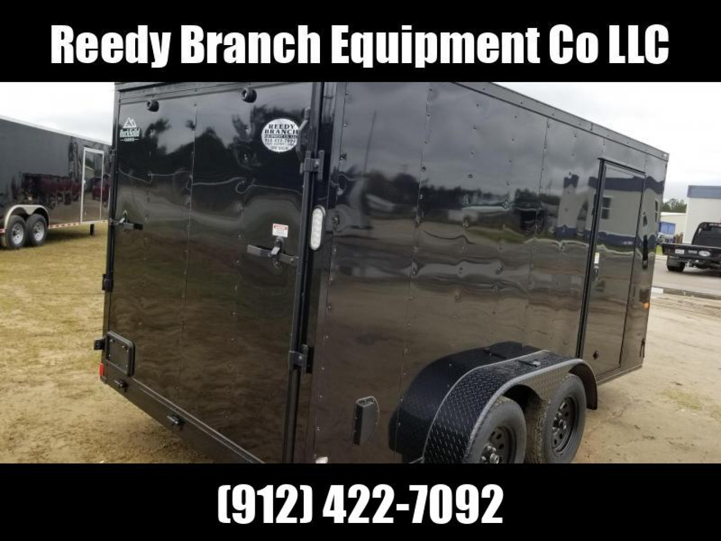 New 6x12 7x14 7x16 Blackout Package Enclosed Cargo Trailer