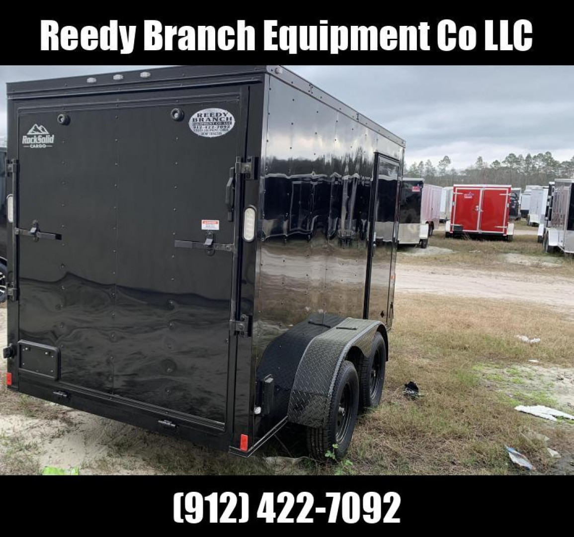 New 6x12 7x14 7x16 Blackout Package Enclosed Cargo Trailer