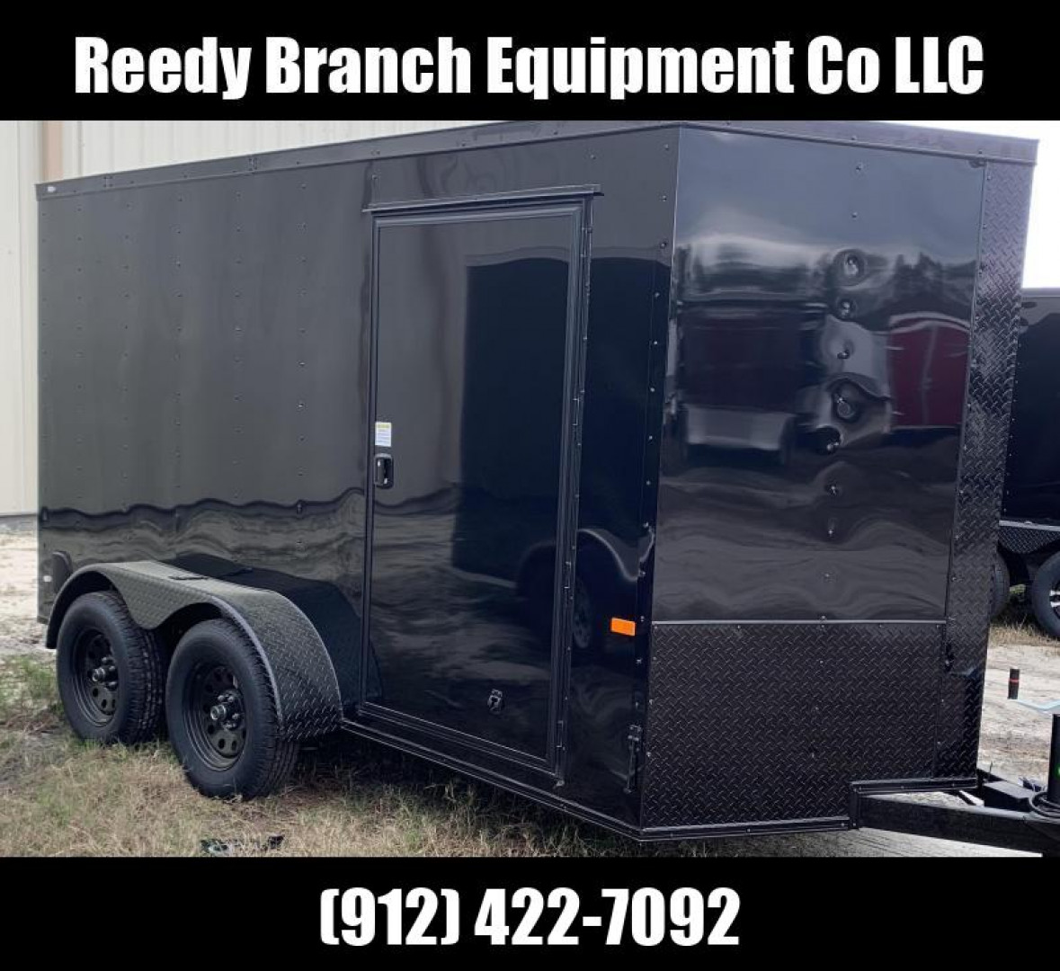 New 6x12 7x14 7x16 Blackout Package Enclosed Cargo Trailer