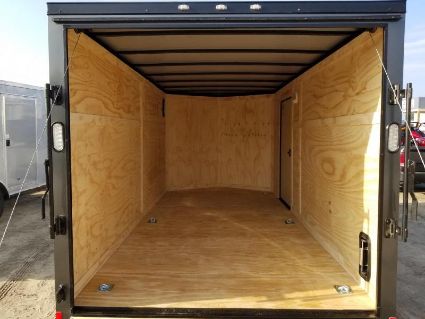 New 7x14 Blackout Elite (Silver Frost/Ch.Gray) Rock Solid Cargo