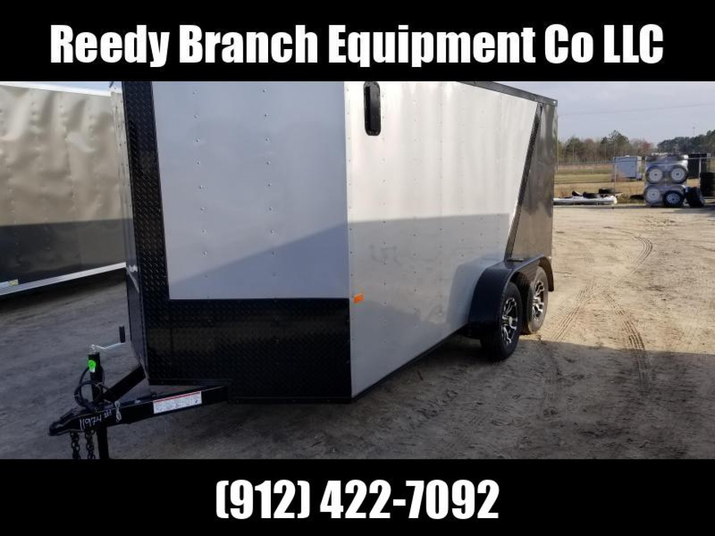 New 7x14 Blackout Elite (Silver Frost/Ch.Gray) Rock Solid Cargo