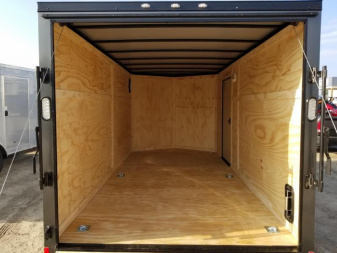 New 7x14 Blackout Elite (Silver Frost/Ch.Gray) Rock Solid Cargo