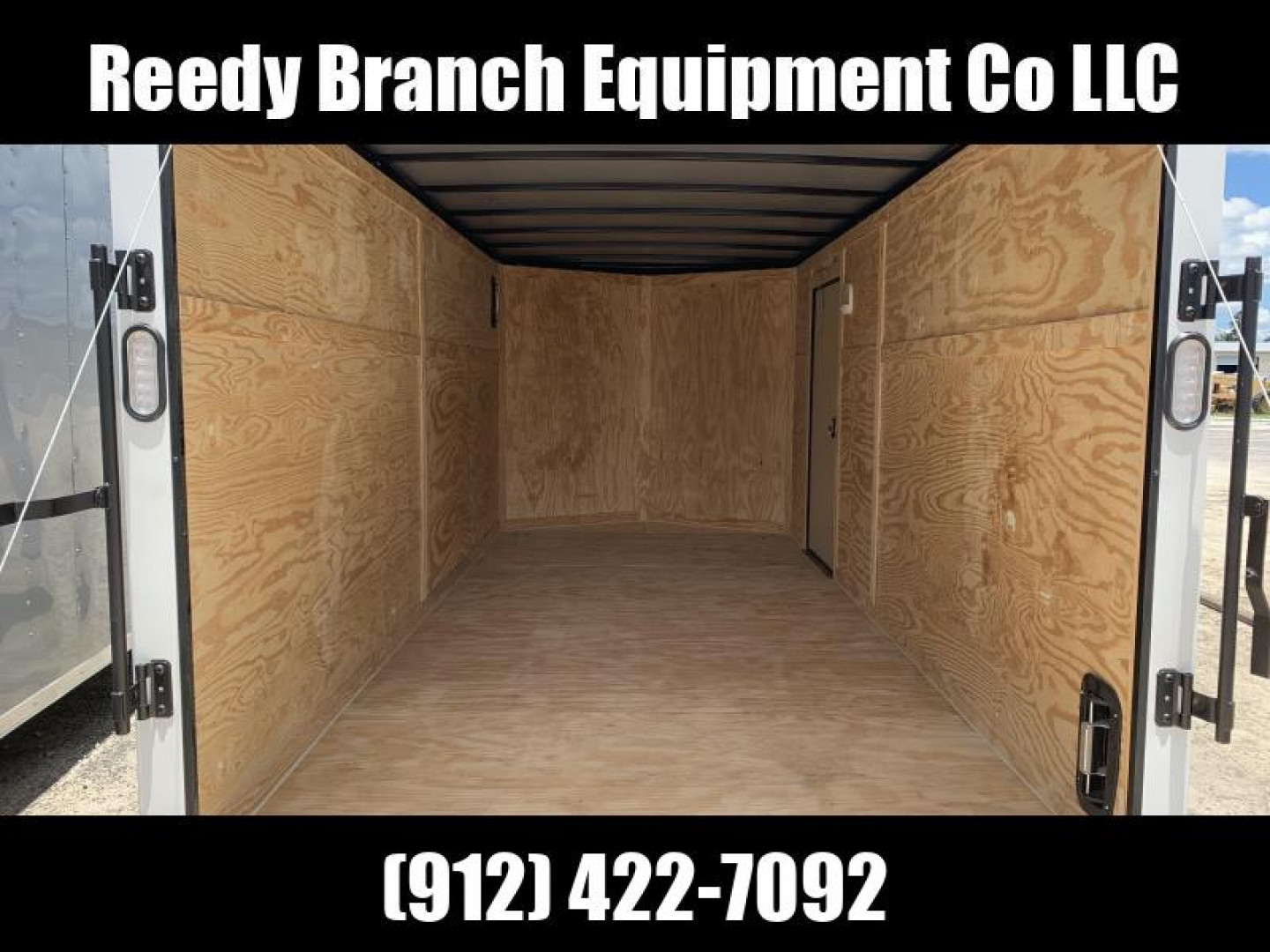 New On Sale Now! New 7x16 White Blackout Elite Rock Solid Cargo