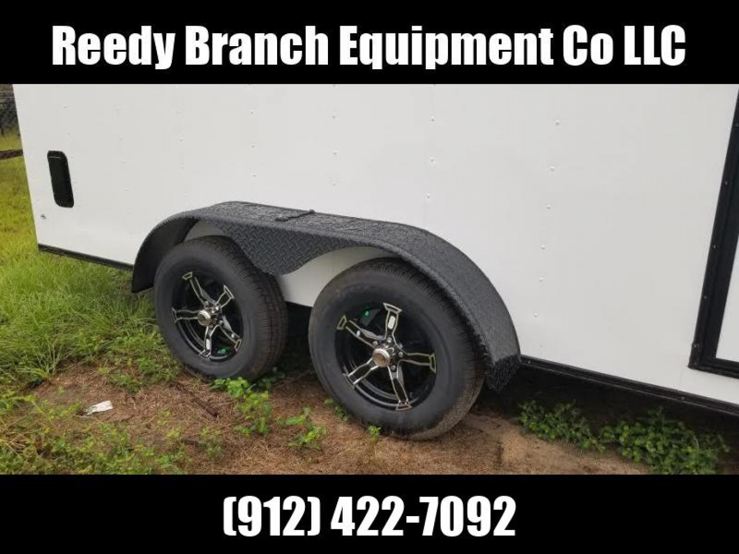 New On Sale Now! New 7x16 White Blackout Elite Rock Solid Cargo