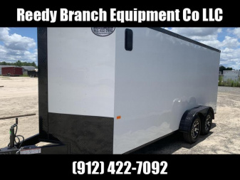 New On Sale Now! New 7x16 White Blackout Elite Rock Solid Cargo