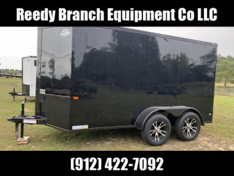 New 6x12TA Blackout Elite Rock Solid Cargo Enclosed Trailer